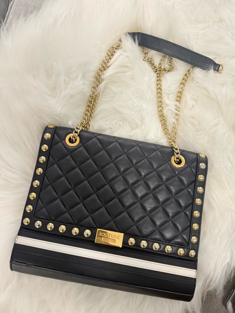 Moschino Boutique Black Bag
